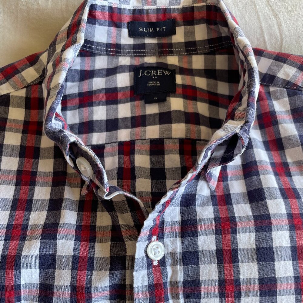 J Crew Button Down Collared Shirt